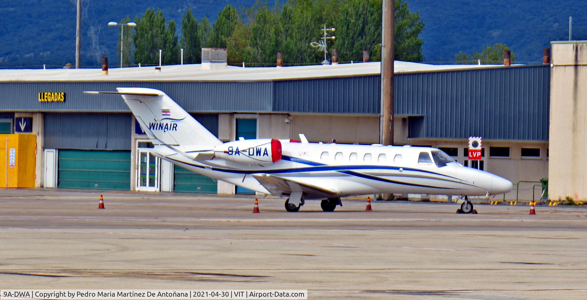 9A-DWA, 2008 Cessna 525A CitationJet CJ2+ C/N 525A-0412, Aeropuerto de Foronda - Vitoria-Gasteiz - Euskadi - España