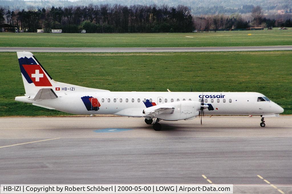 HB-IZI, 1995 Saab 2000 C/N 2000-012, HB-IZI @ LOWG 2000