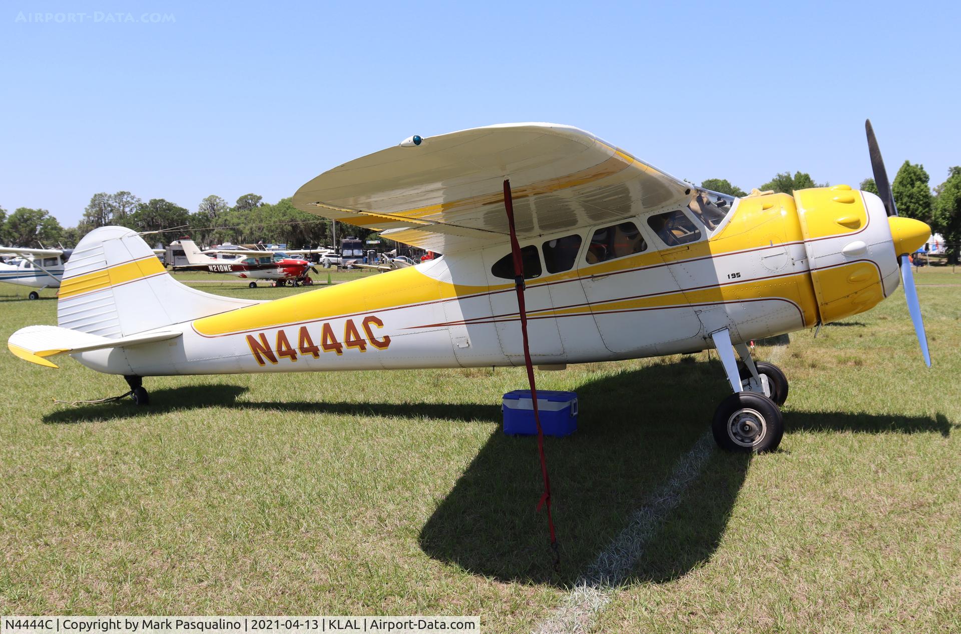 N4444C, 1953 Cessna 190 C/N 16029, Cessna 190