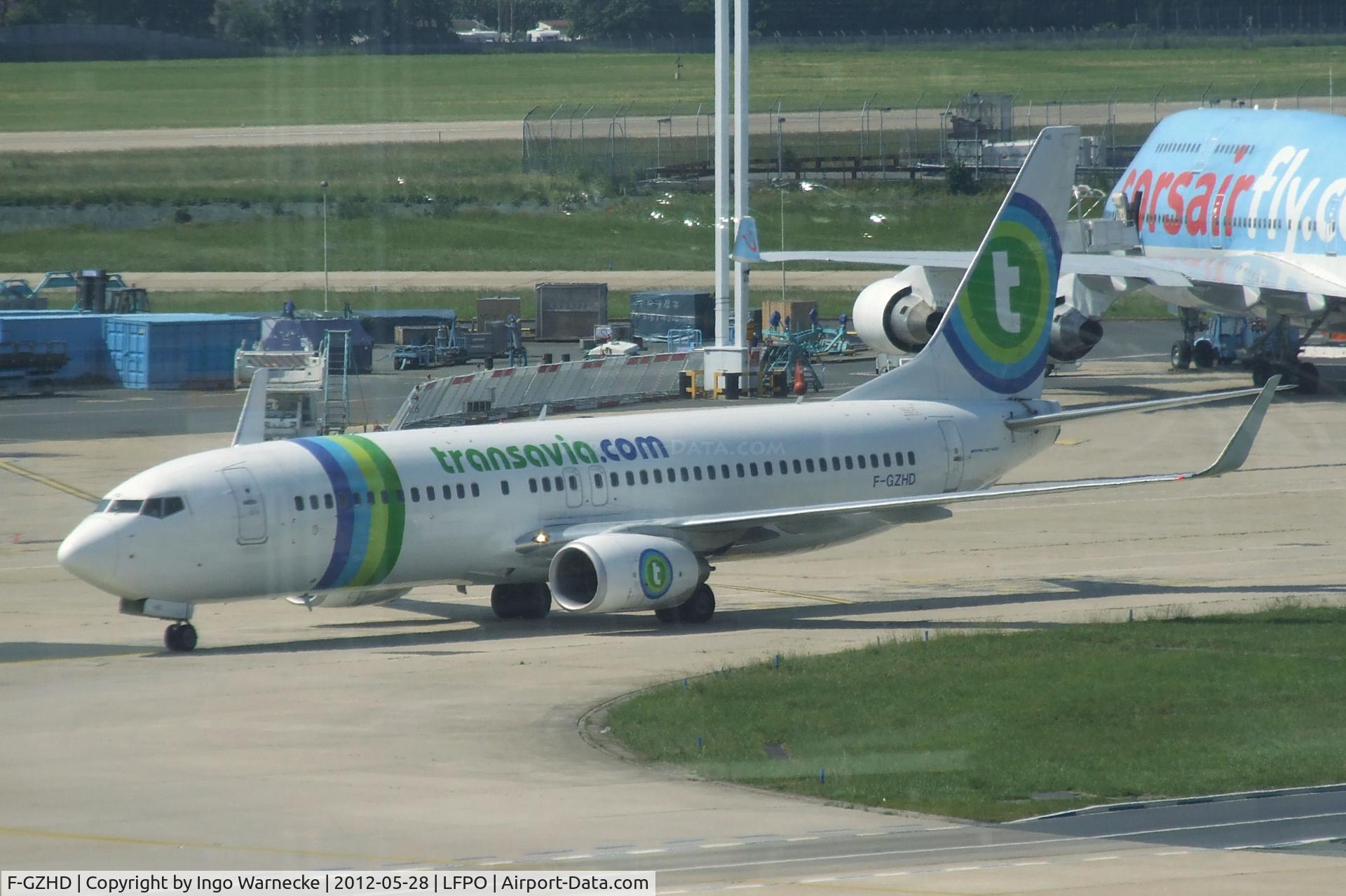 F-GZHD, 2008 Boeing 737-8K2 C/N 29650, Boeing 737-8K2 of transavia France at Paris-Orly airport