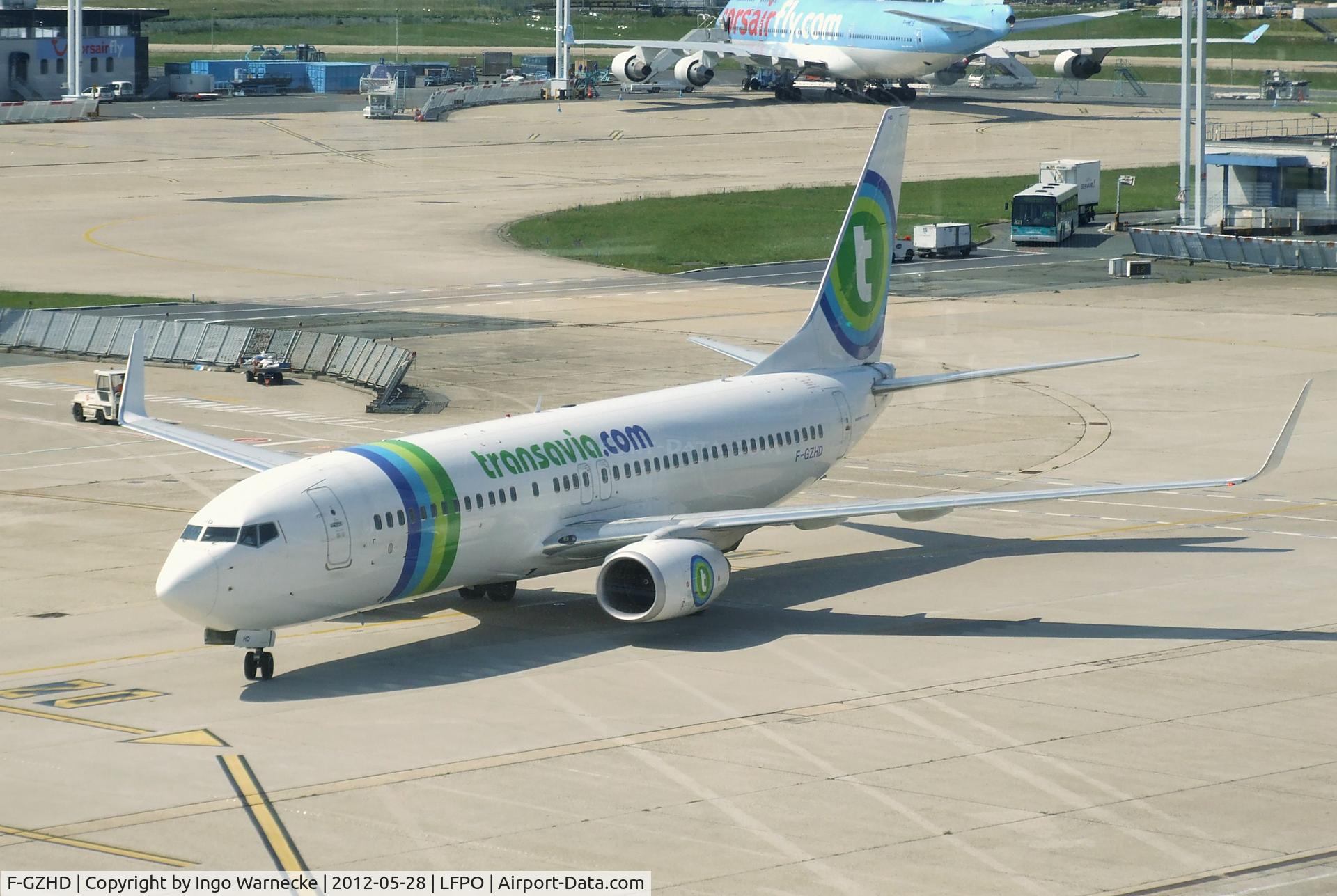 F-GZHD, 2008 Boeing 737-8K2 C/N 29650, Boeing 737-8K2 of transavia France at Paris-Orly airport