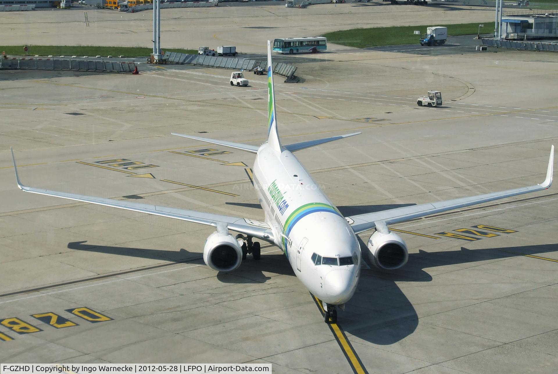 F-GZHD, 2008 Boeing 737-8K2 C/N 29650, Boeing 737-8K2 of transavia France at Paris-Orly airport