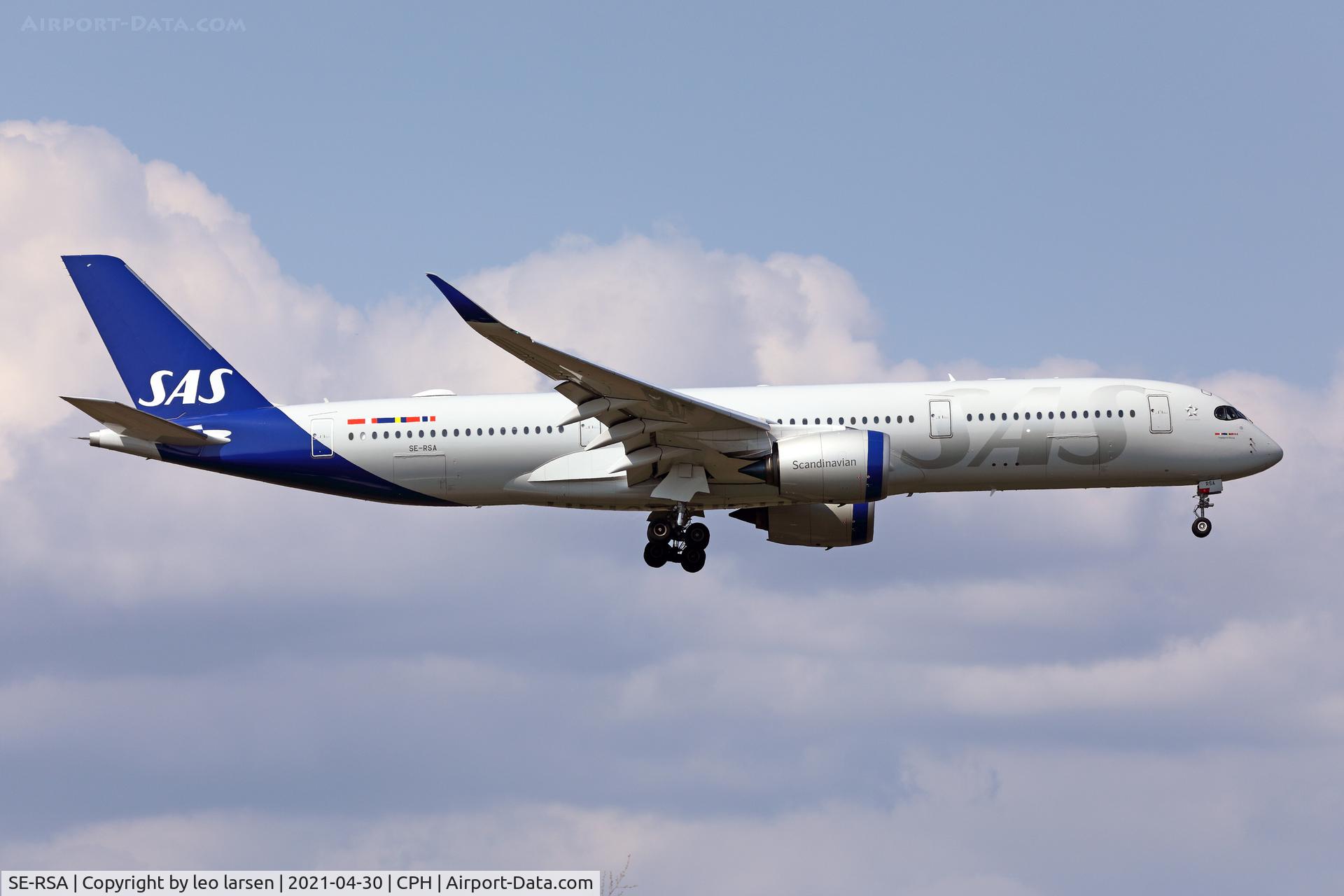 SE-RSA, 2019 Airbus A350-941 C/N 358, Copenhagen 30.4.2021