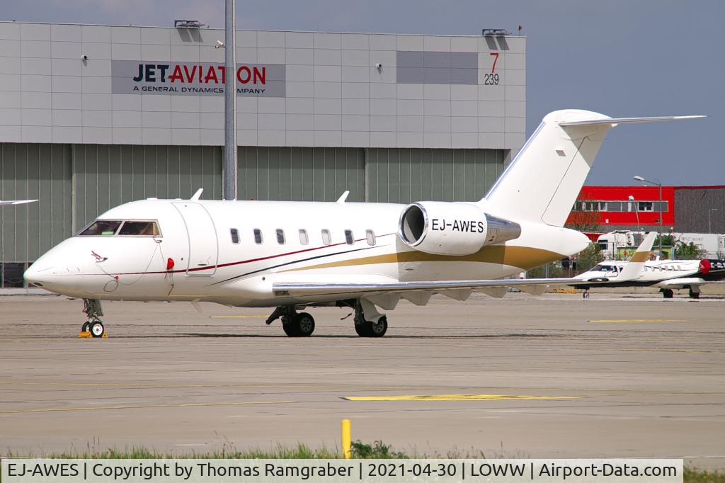 EJ-AWES, 2014 Bombardier Challenger 605 (CL-600-2B16) C/N 5966, Sonas Aviation Bombardier Challenger 605