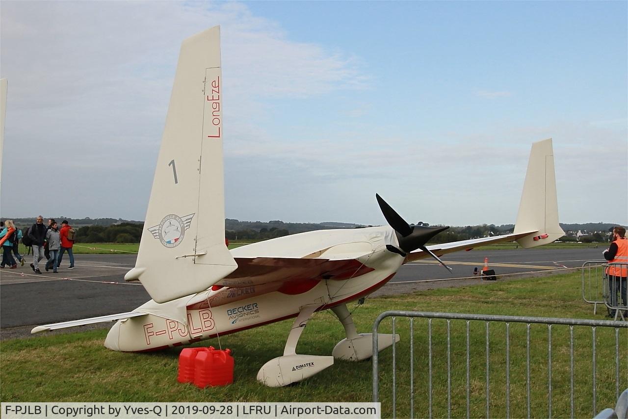 F-PJLB, Rutan Long-EZ C/N 1344, Rutan Long-EZ, Static display, Morlaix-Ploujean airport (LFRU-MXN) air show 2019