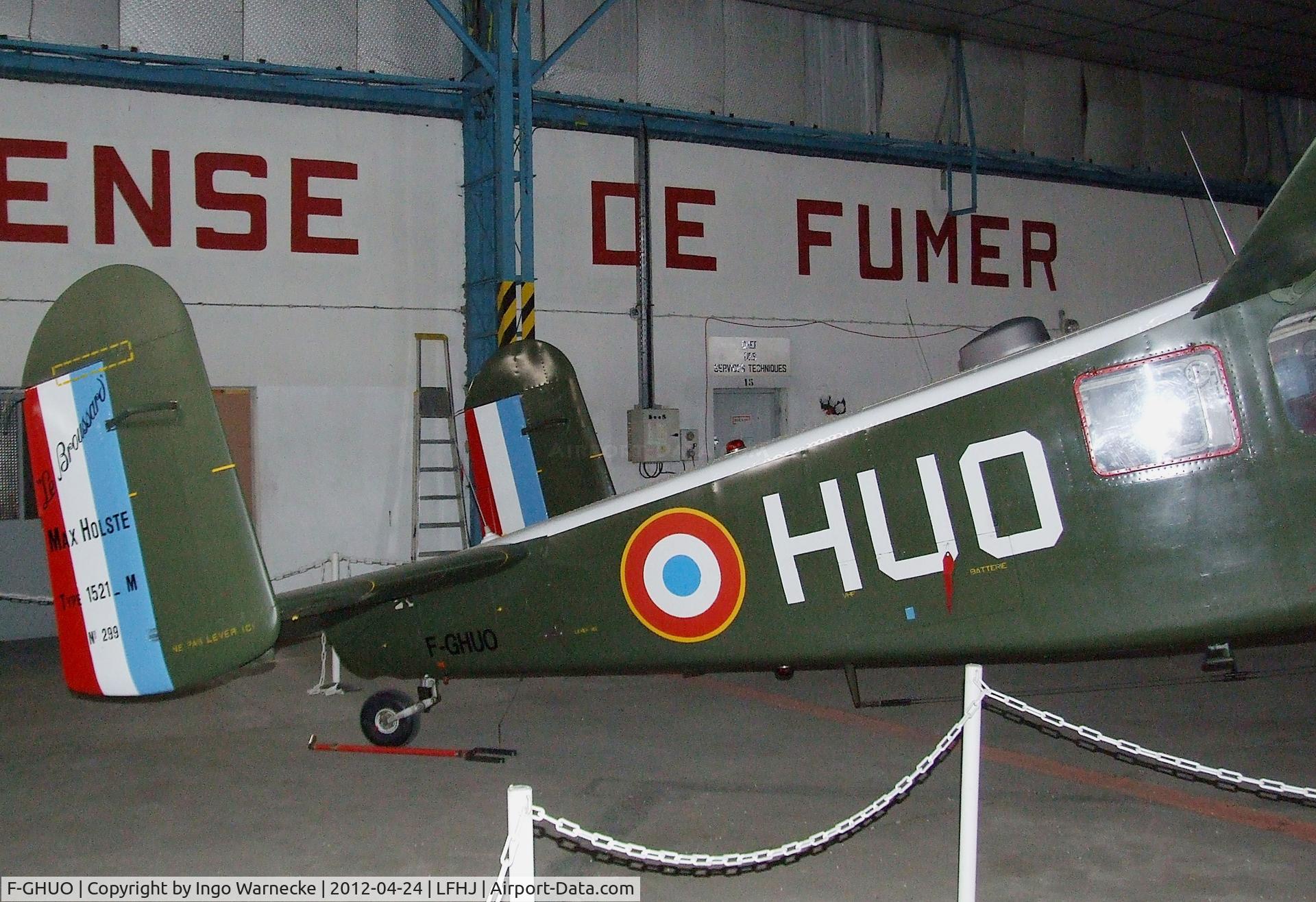 F-GHUO, Max Holste MH-1521C-1 Broussard C/N 299, Max Holste MH.11521C-1 Broussard at the EALC Musee de l'Aviation Clement Ader, Lyon-Corbas