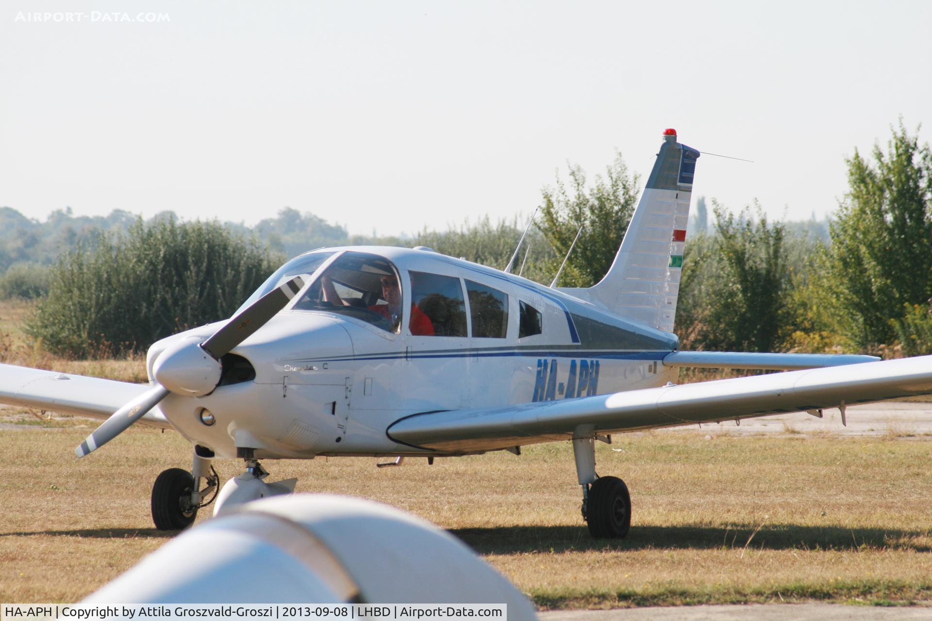 HA-APH, 1965 Piper PA-28-150 Cherokee C/N 282381, LHBD - Börgönd Airport, Hungary
