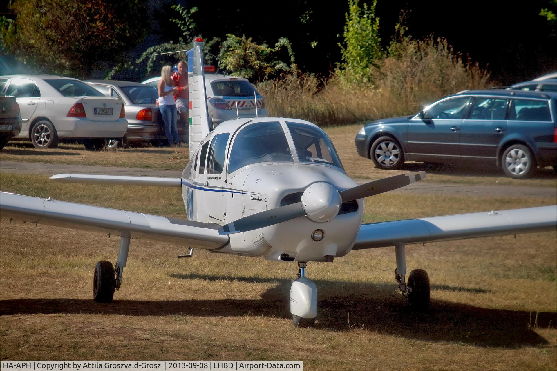 HA-APH, 1965 Piper PA-28-150 Cherokee C/N 282381, LHBD - Börgönd Airport, Hungary