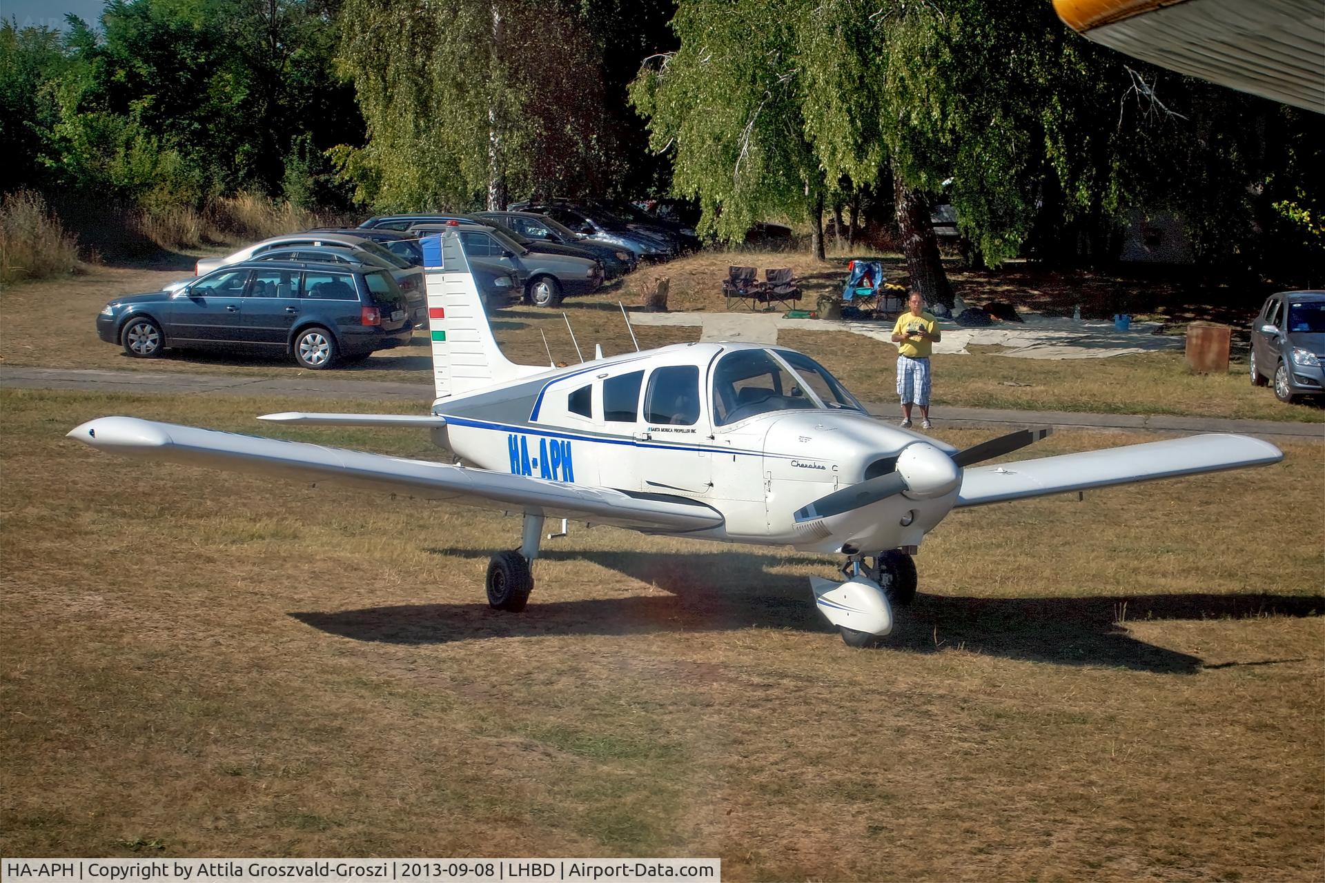 HA-APH, 1965 Piper PA-28-150 Cherokee C/N 282381, LHBD - Börgönd Airport, Hungary