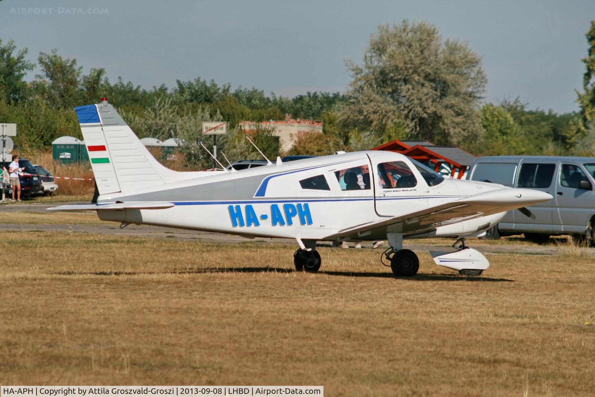 HA-APH, 1965 Piper PA-28-150 Cherokee C/N 282381, LHBD - Börgönd Airport, Hungary