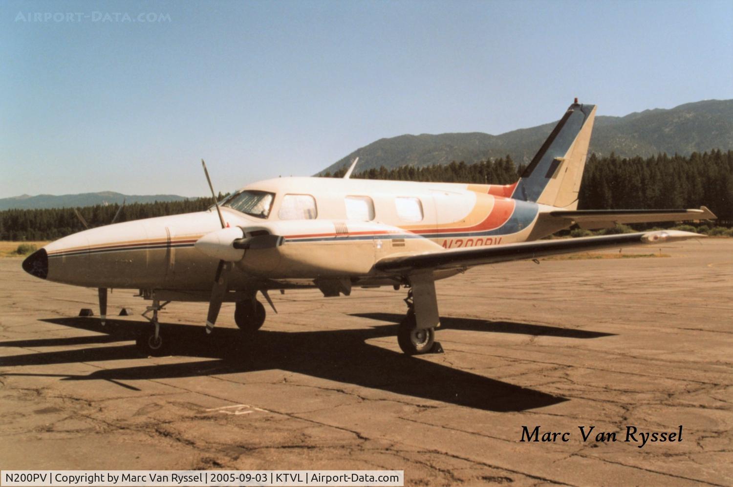 N200PV, 1971 Piper PA-31P Navajo C/N 31P-64, At Tahoe Air Fest 2005.