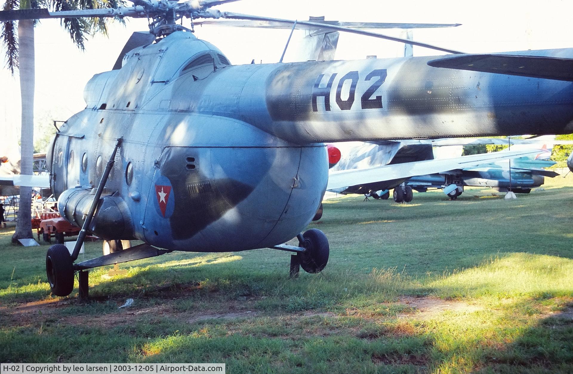 H-02, MIL Mi-8T C/N 31202, Museo del Aire Havana 5.12.2003