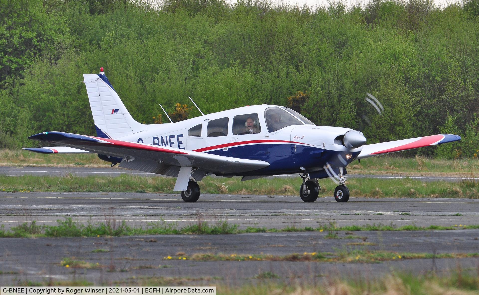G-BNEE, 1978 Piper PA-28R-201 Cherokee Arrow III C/N 28R-7837084, Visiting Arrow III.