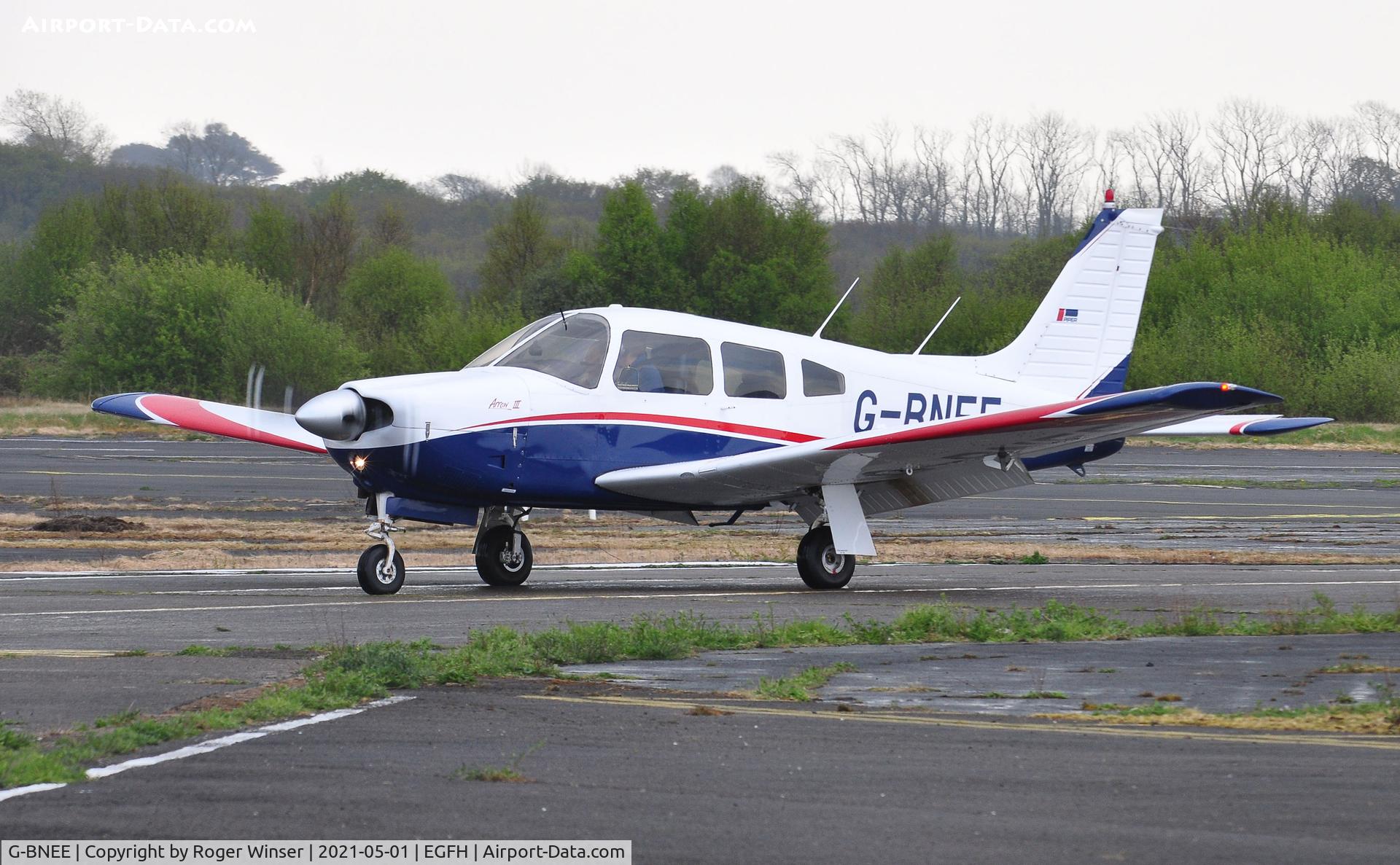 G-BNEE, 1978 Piper PA-28R-201 Cherokee Arrow III C/N 28R-7837084, Visiting Arrow III.