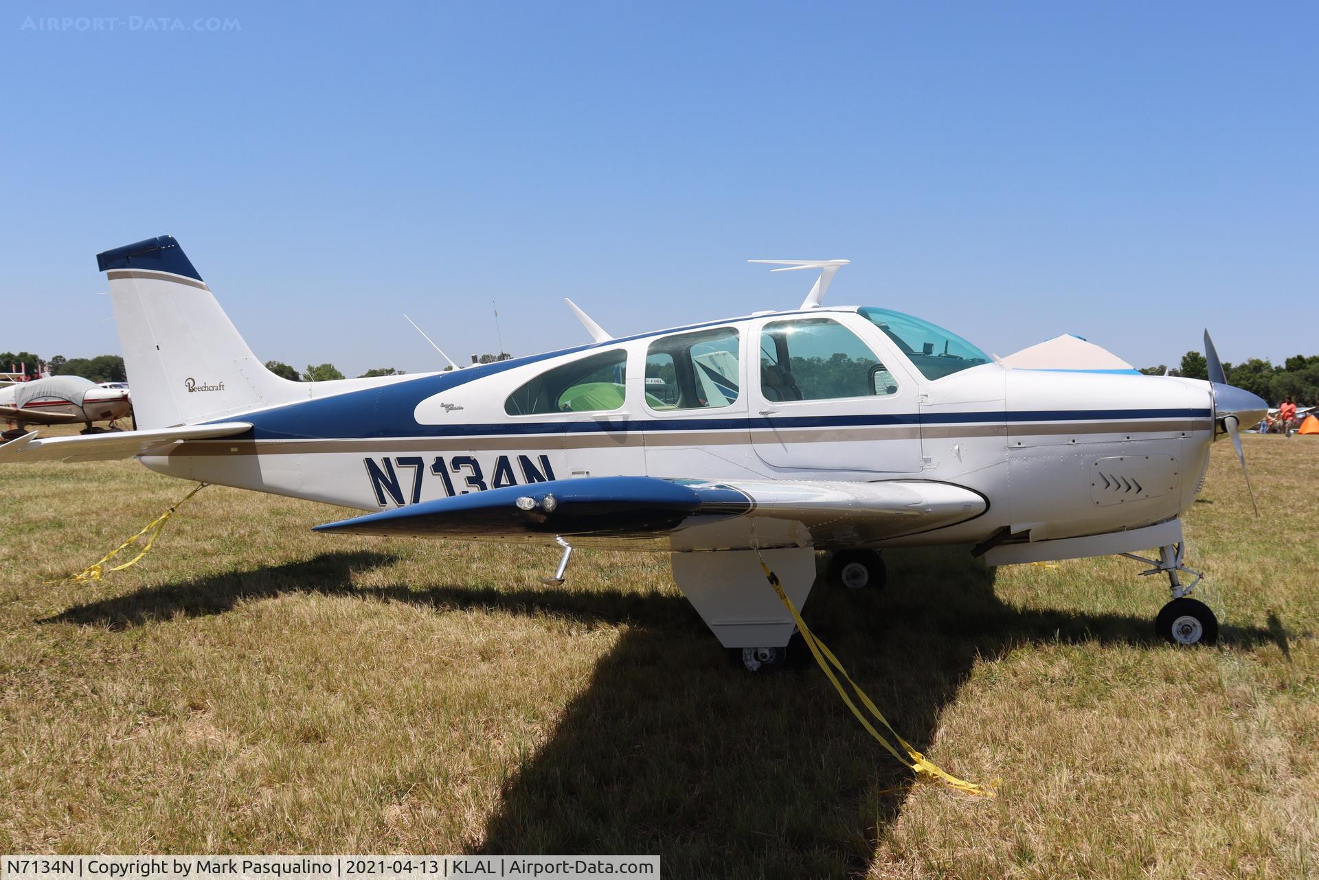 N7134N, 1967 Beech E33 Bonanza C/N CD-1138, Beech E33