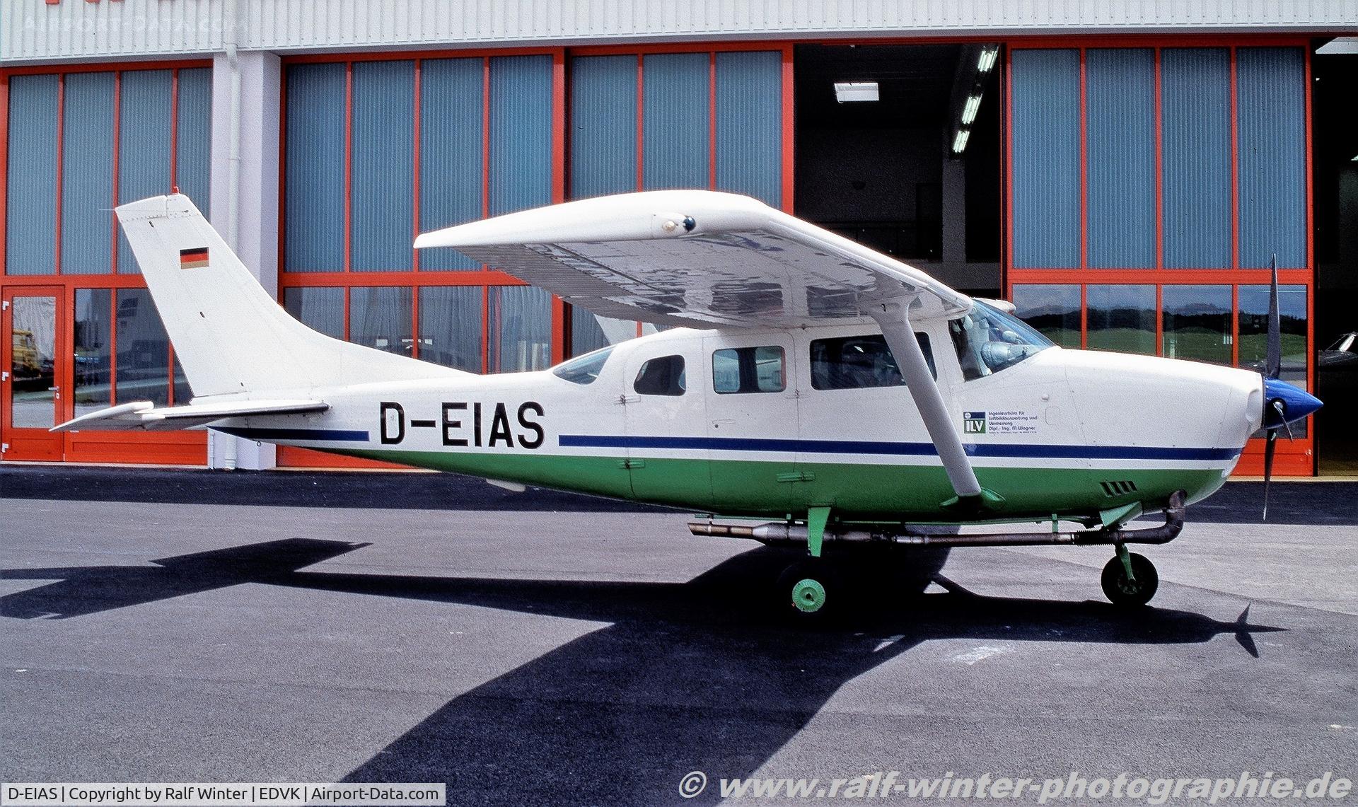 D-EIAS, Cessna TU206FT Stationair 2 Turbo Stationair C/N U20603187, Cessna TU206FT Stationair 2 - Private - U20603187 - D-EIAS - 1996 - EDVK