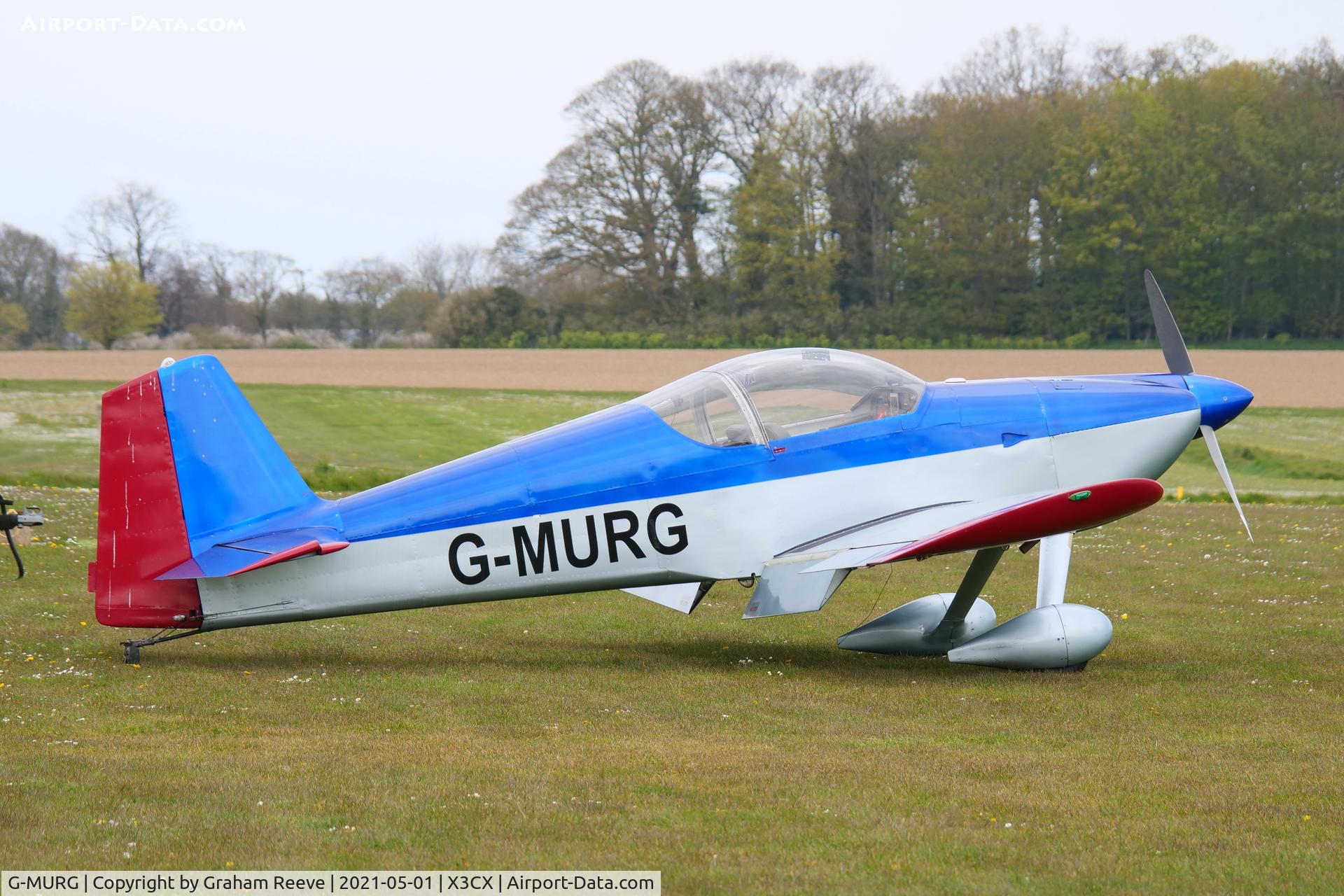 G-MURG, 2005 Vans RV-6 C/N PFA 181-12470, Parked at Northrepps.