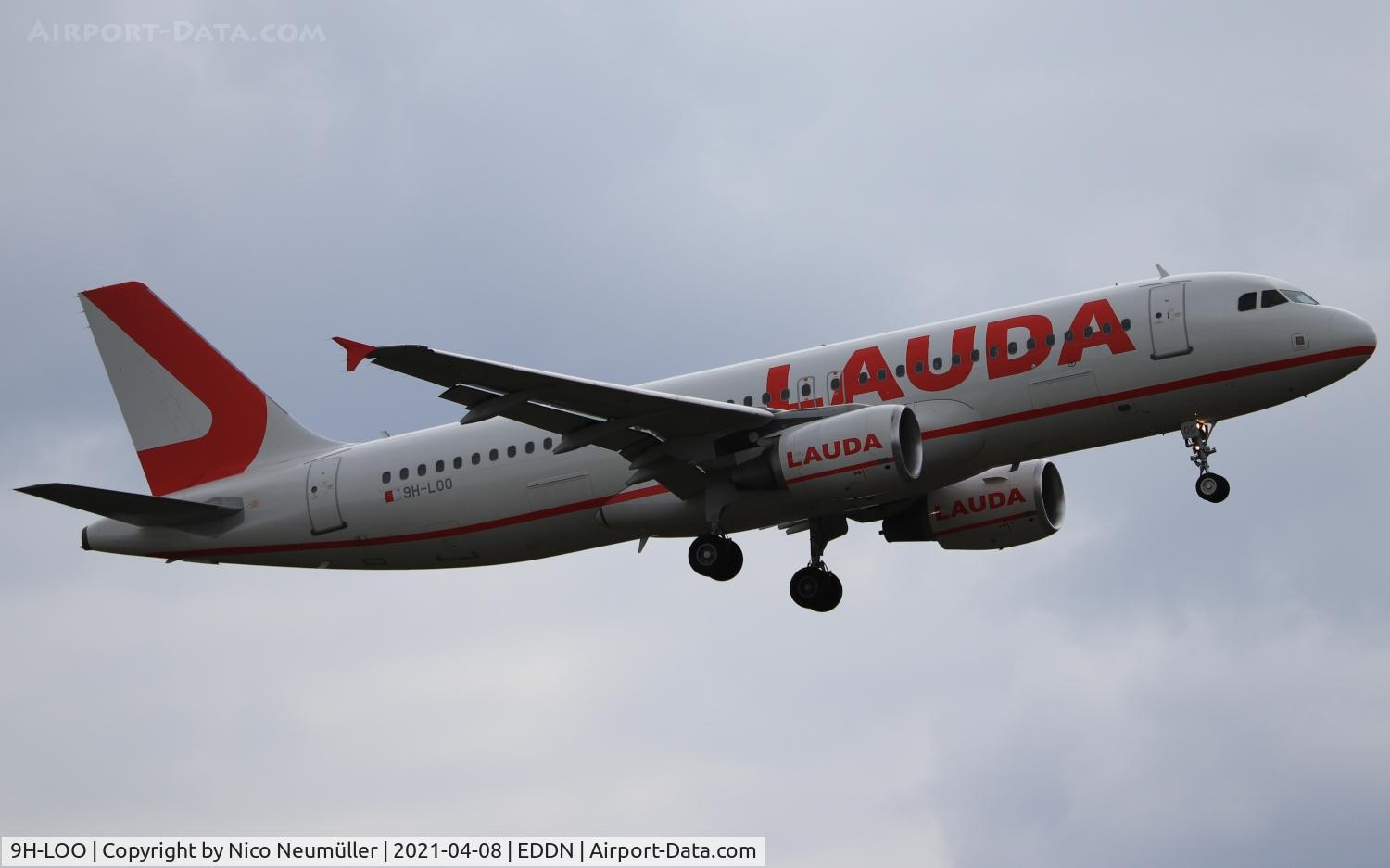 9H-LOO, 2006 Airbus A320 214 C/N 3027, A320 landing in EDDN/NUE