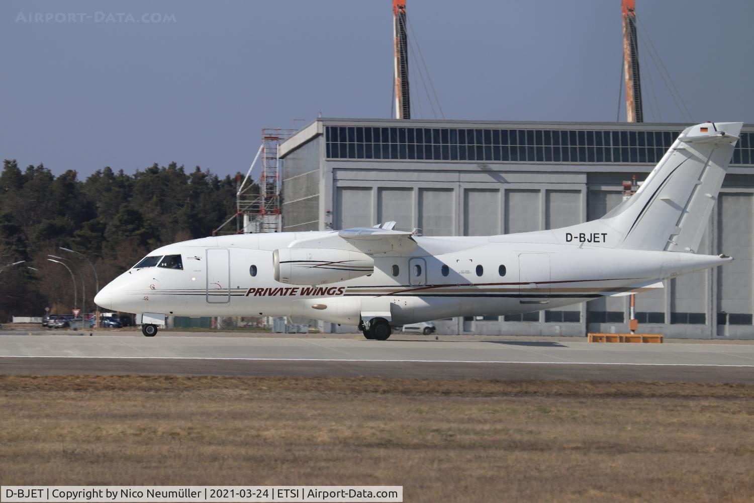 D-BJET, 2004 Fairchild Dornier 328-300 328JET C/N 3207, Private Wings in ETSI