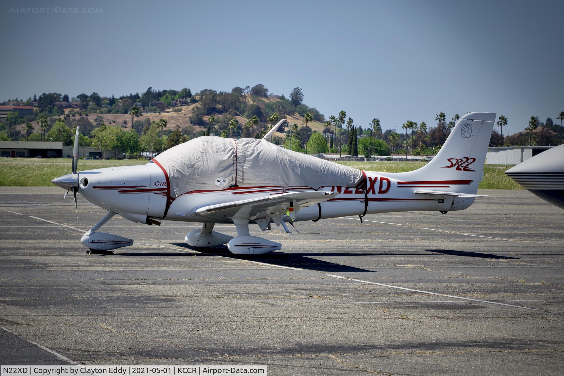 N22XD, 2003 Cirrus SR22 C/N 0531, Buchanan Field Concord California 2021.