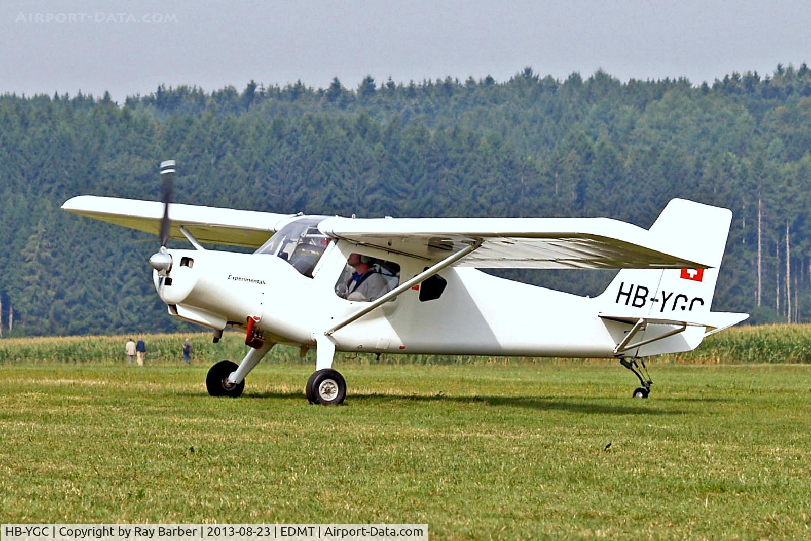 HB-YGC, Ultravia Aero Pelican Club C/N 377, HB-YGC   Ultravia Aero Pelican Club [377] Tannheim~D 23/08/2013