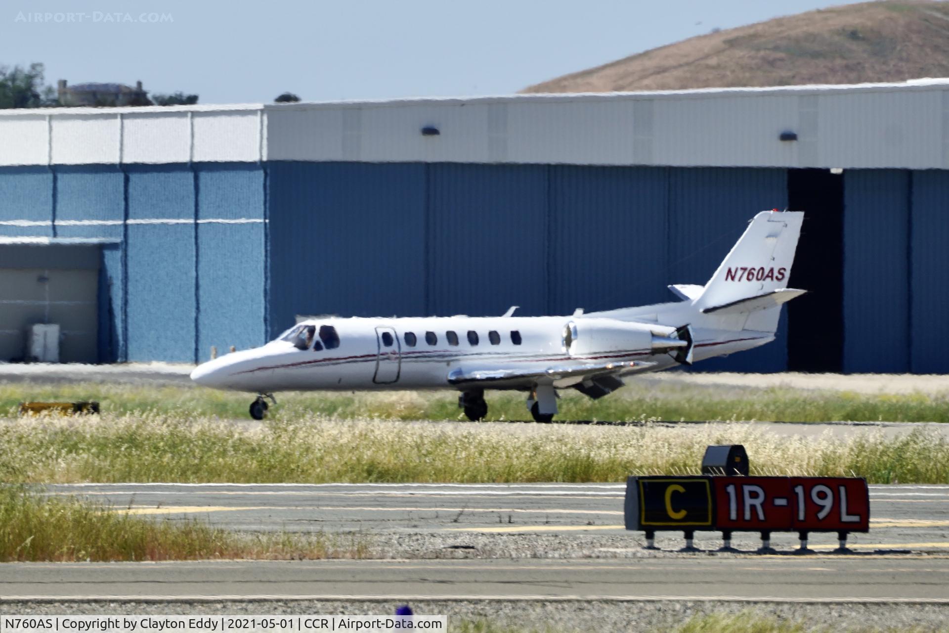 N760AS, 2007 Cessna 560 Encore+ C/N 560-0760, Buchanan Field Concord California 2021.