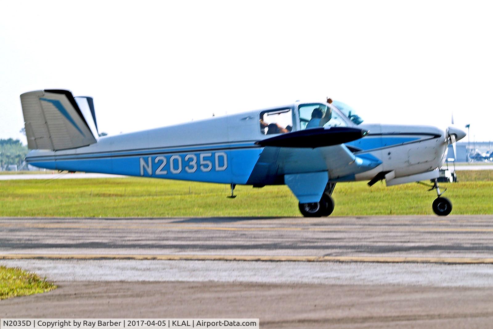 N2035D, 1952 Beech C35 Bonanza C/N D-3386, N2035D   Beech C35 Bonanza [D-3386] Lakeland-Linder~N 05/04/2017