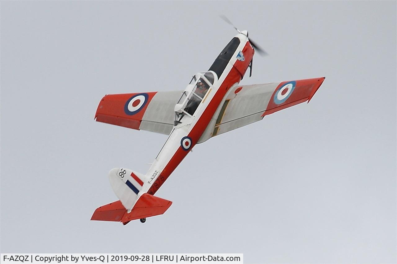F-AZQZ, 1953 De Havilland DHC-1 Chipmunk T.10 C/N C1/0916, De Havilland DHC-1 Chipmunk T.10, On display, Morlaix-Ploujean airport (LFRU-MXN) air show 2019