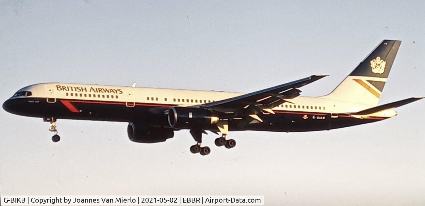G-BIKB, 1982 Boeing 757-236 C/N 22173, scan from slide