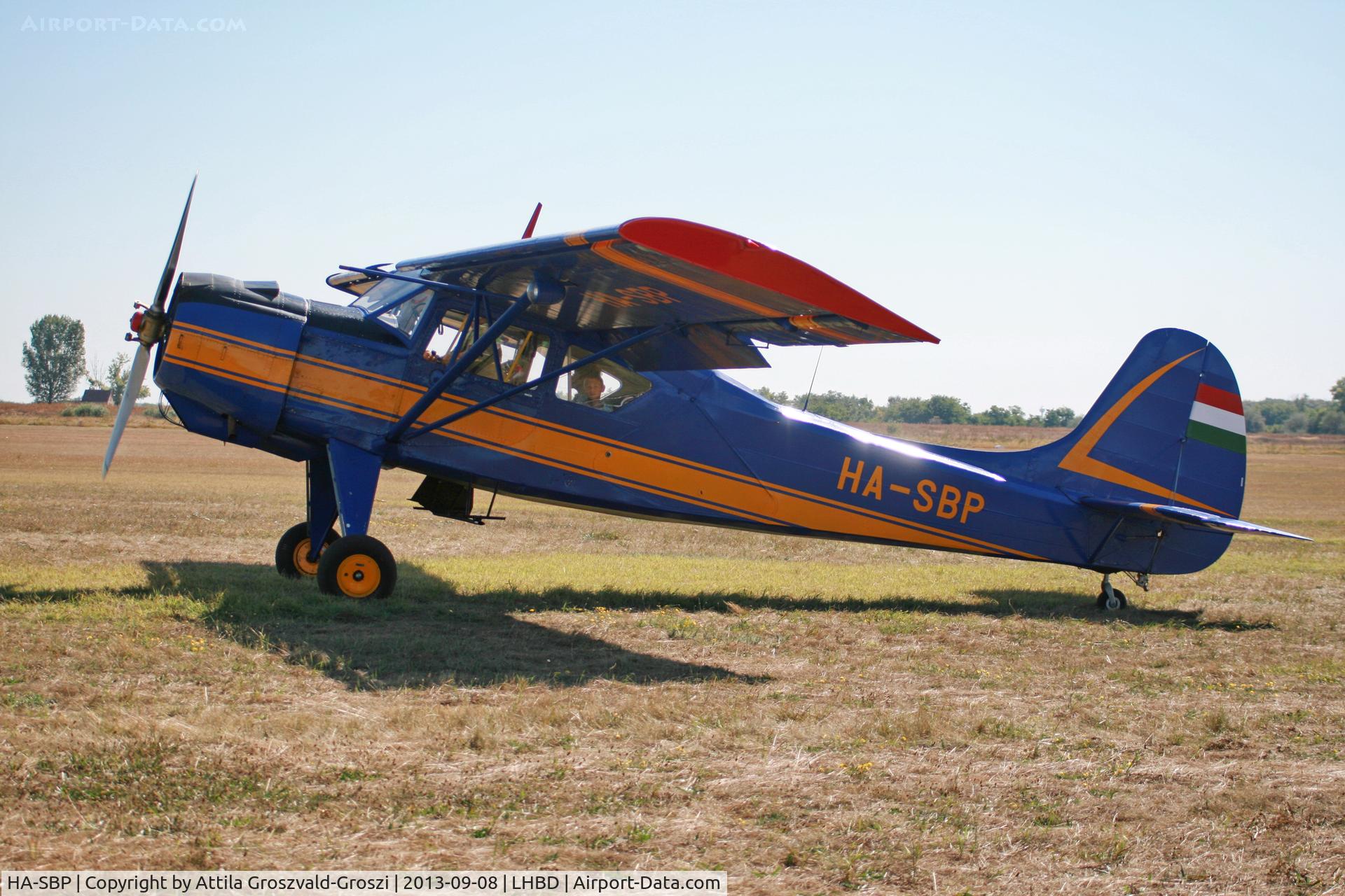 HA-SBP, 1967 PZL-Okecie PZL-101A Gawron C/N 107236, LHBD - Börgönd Airport, Hungary