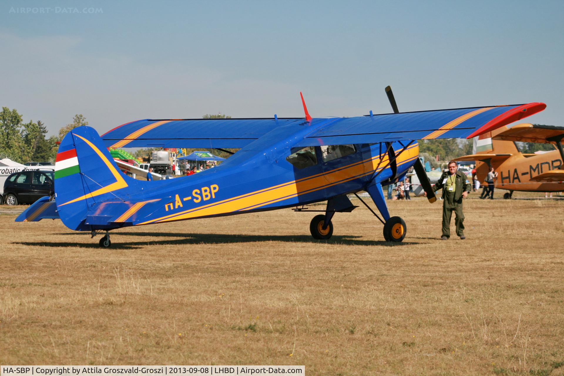 HA-SBP, 1967 PZL-Okecie PZL-101A Gawron C/N 107236, LHBD - Börgönd Airport, Hungary