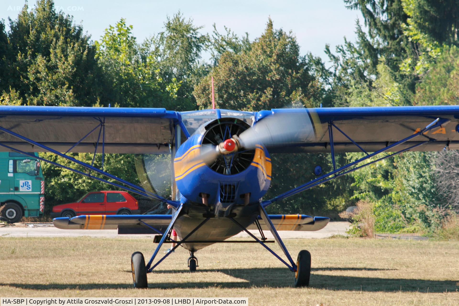 HA-SBP, 1967 PZL-Okecie PZL-101A Gawron C/N 107236, LHBD - Börgönd Airport, Hungary