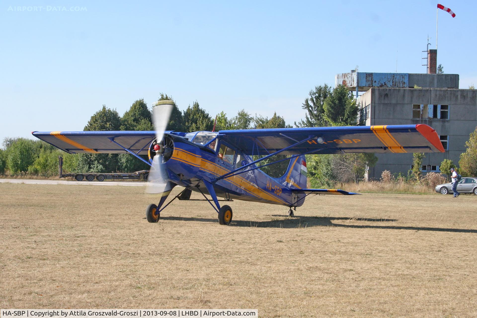 HA-SBP, 1967 PZL-Okecie PZL-101A Gawron C/N 107236, LHBD - Börgönd Airport, Hungary