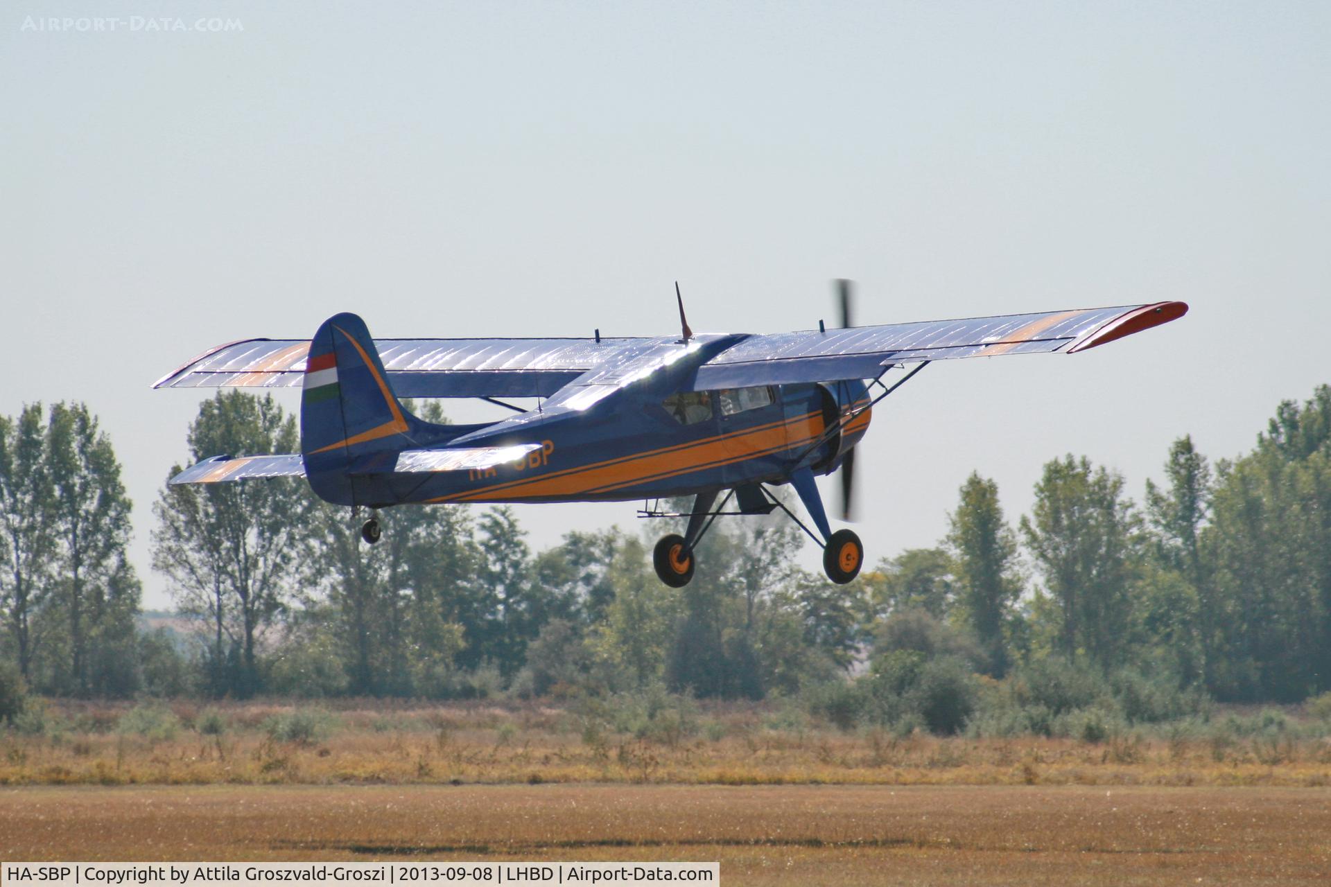 HA-SBP, 1967 PZL-Okecie PZL-101A Gawron C/N 107236, LHBD - Börgönd Airport, Hungary