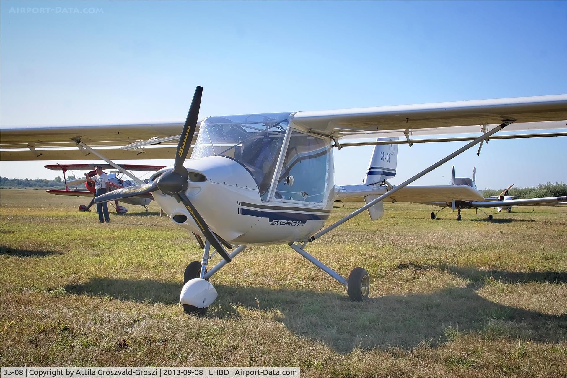35-08, Fly Synthesis Storch C/N 350A406, LHBD - Börgönd Airport, Hungary