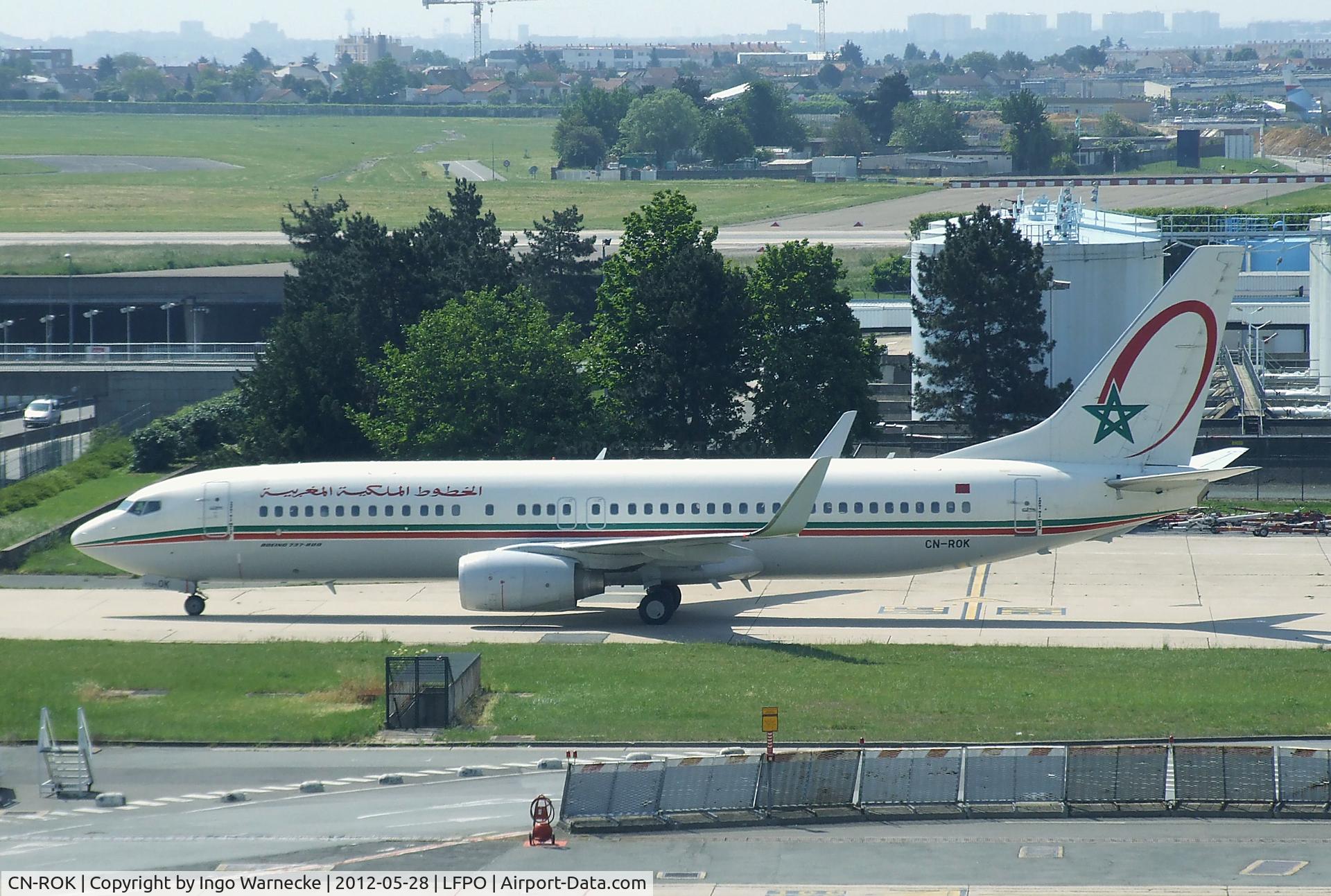 CN-ROK, 2006 Boeing 737-8B6 C/N 33064, Boeing 737-8B6 of Royal Air Maroc at Paris-Orly airport