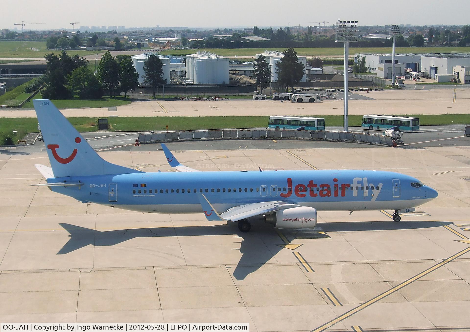 OO-JAH, 2011 Boeing 737-8K5 C/N 37260, Boeing 737-8K5 of jetairfly at Paris-Orly airport