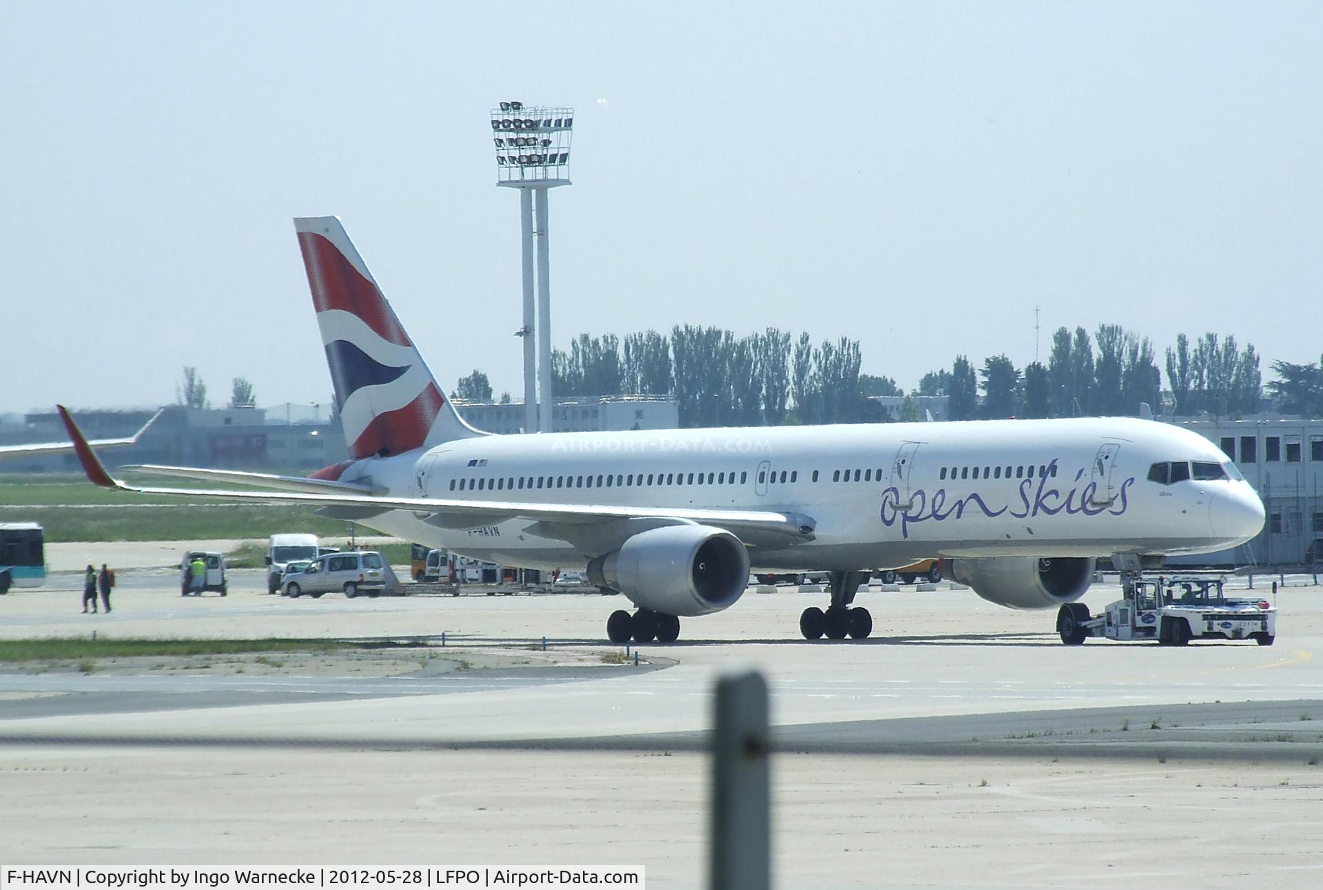 F-HAVN, 1991 Boeing 757-230 C/N 25140, Boeing 757-230 of British Airways open skies at Paris-Orly airport
