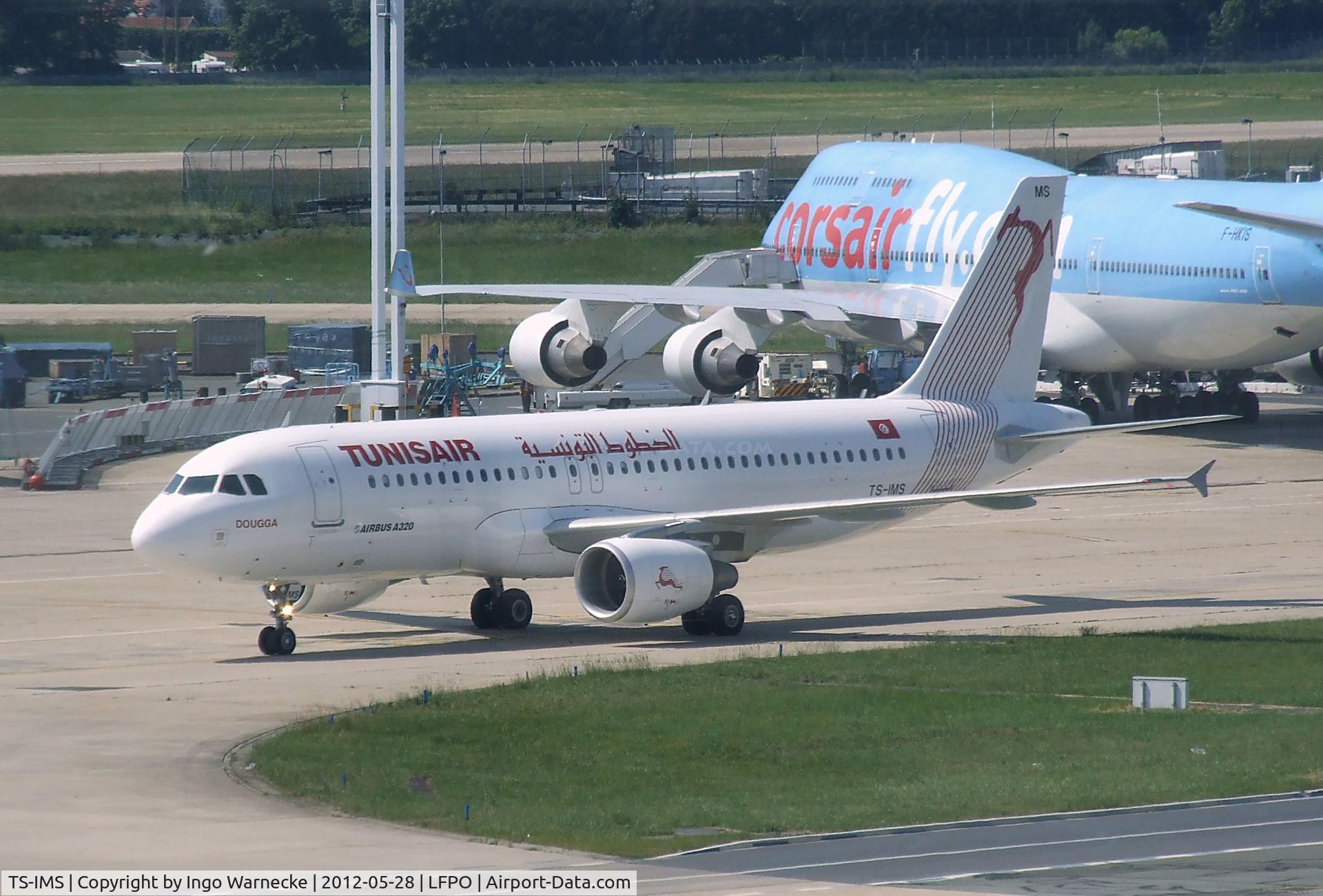 TS-IMS, 2011 Airbus A320-214 C/N 4689, Airbus A320-214 of Tunisair at Paris-Orly airport
