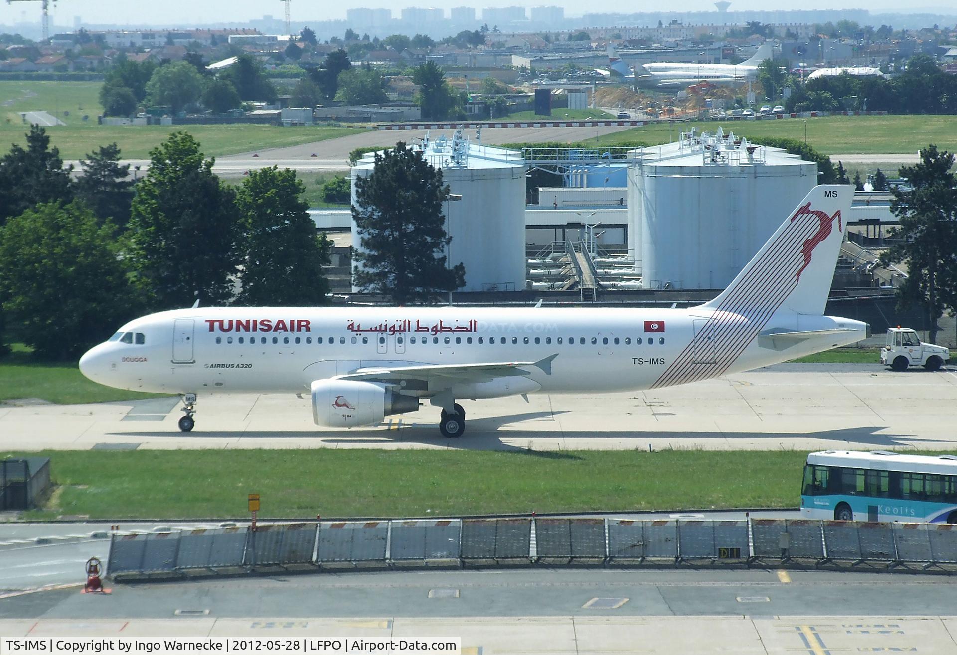 TS-IMS, 2011 Airbus A320-214 C/N 4689, Airbus A320-214 of Tunisair at Paris-Orly airport