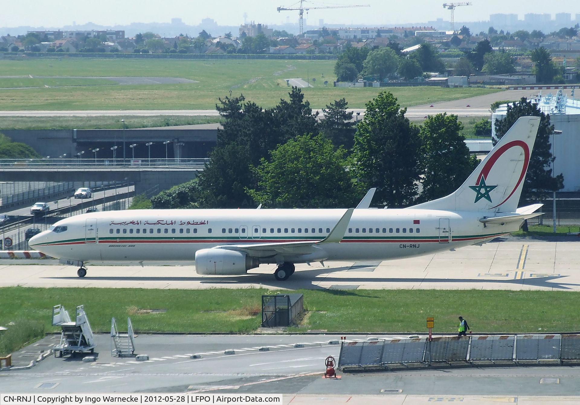 CN-RNJ, 1998 Boeing 737-8B6 C/N 28980, Boeing 737-8B6 of Royal Air Maroc at Paris-Orly airport