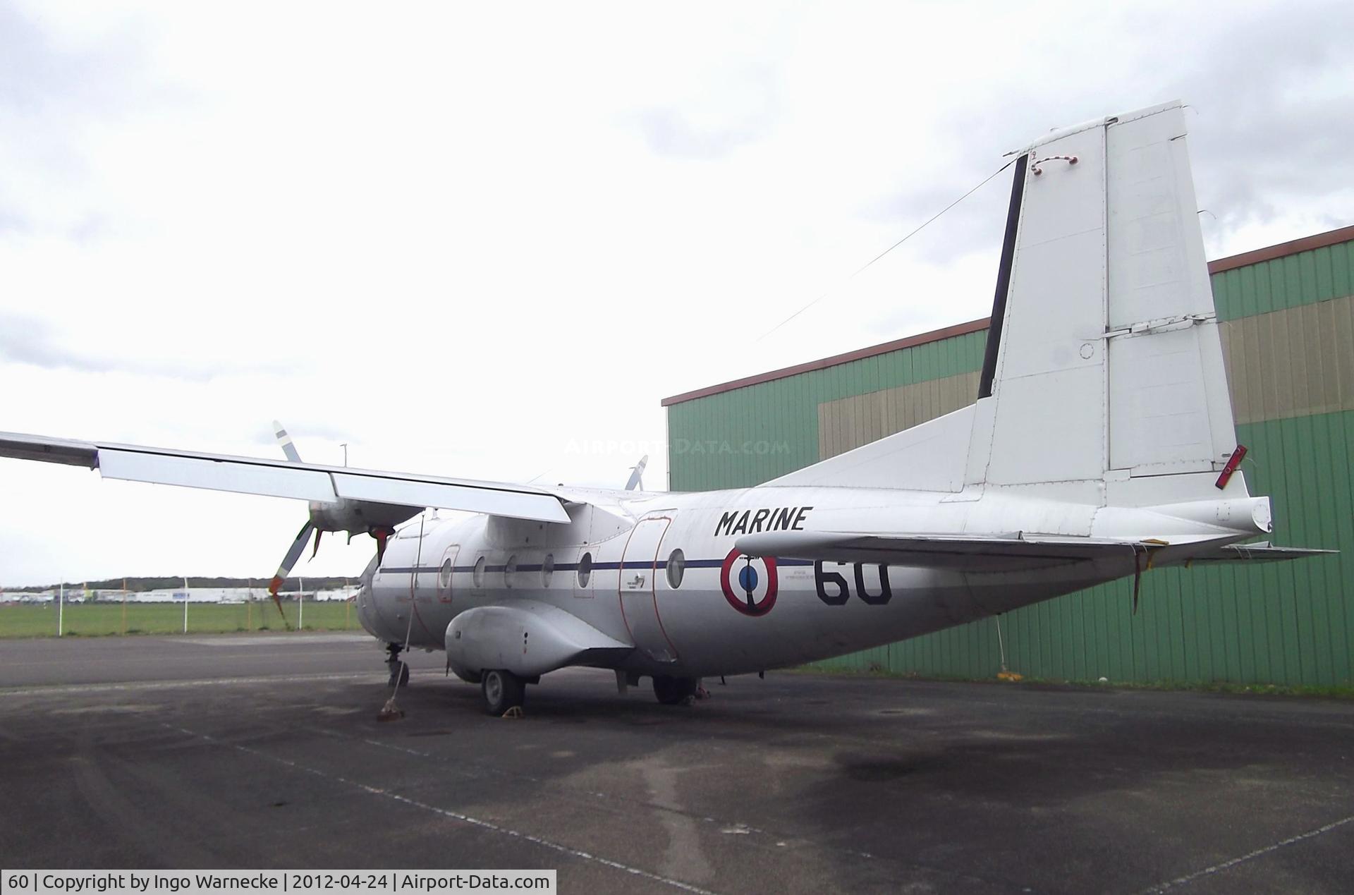 60, Aerospatiale N-262A-29 Fregate C/N 60, Nord N.262E Fregate at the EALC Musee de l'Aviation Clement Ader, Lyon-Corbas