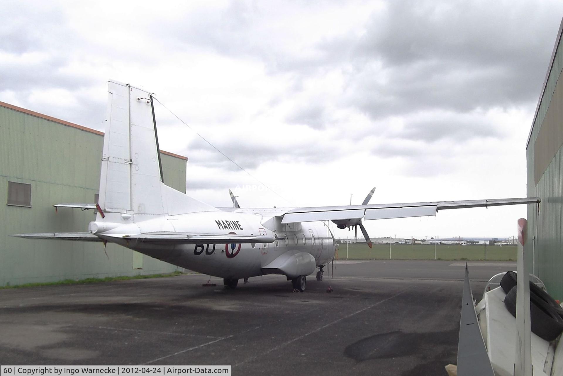 60, Aerospatiale N-262A-29 Fregate C/N 60, Nord N.262E Fregate at the EALC Musee de l'Aviation Clement Ader, Lyon-Corbas