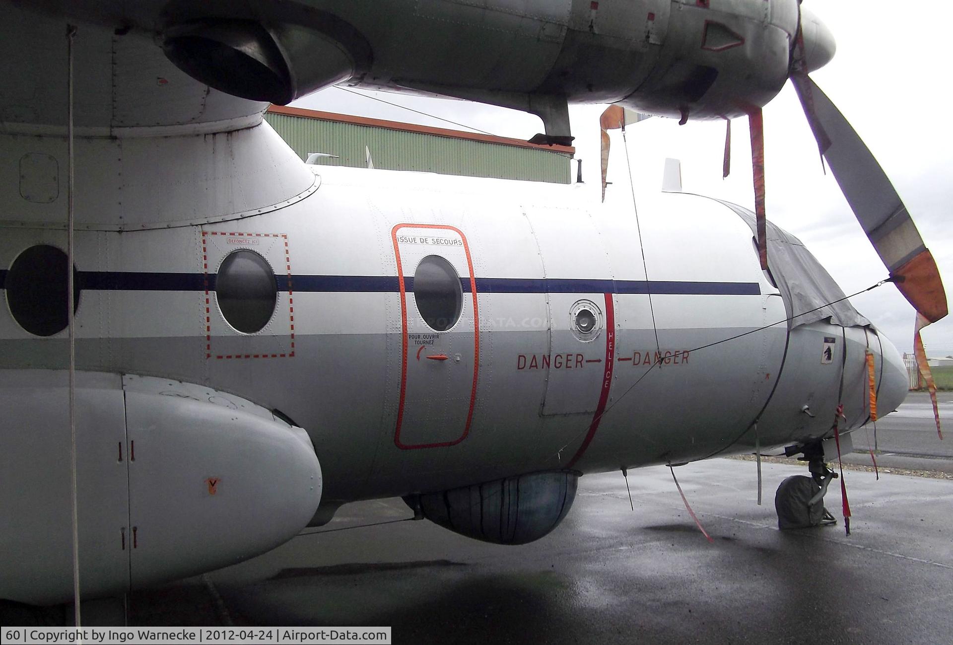 60, Aerospatiale N-262A-29 Fregate C/N 60, Nord N.262E Fregate at the EALC Musee de l'Aviation Clement Ader, Lyon-Corbas