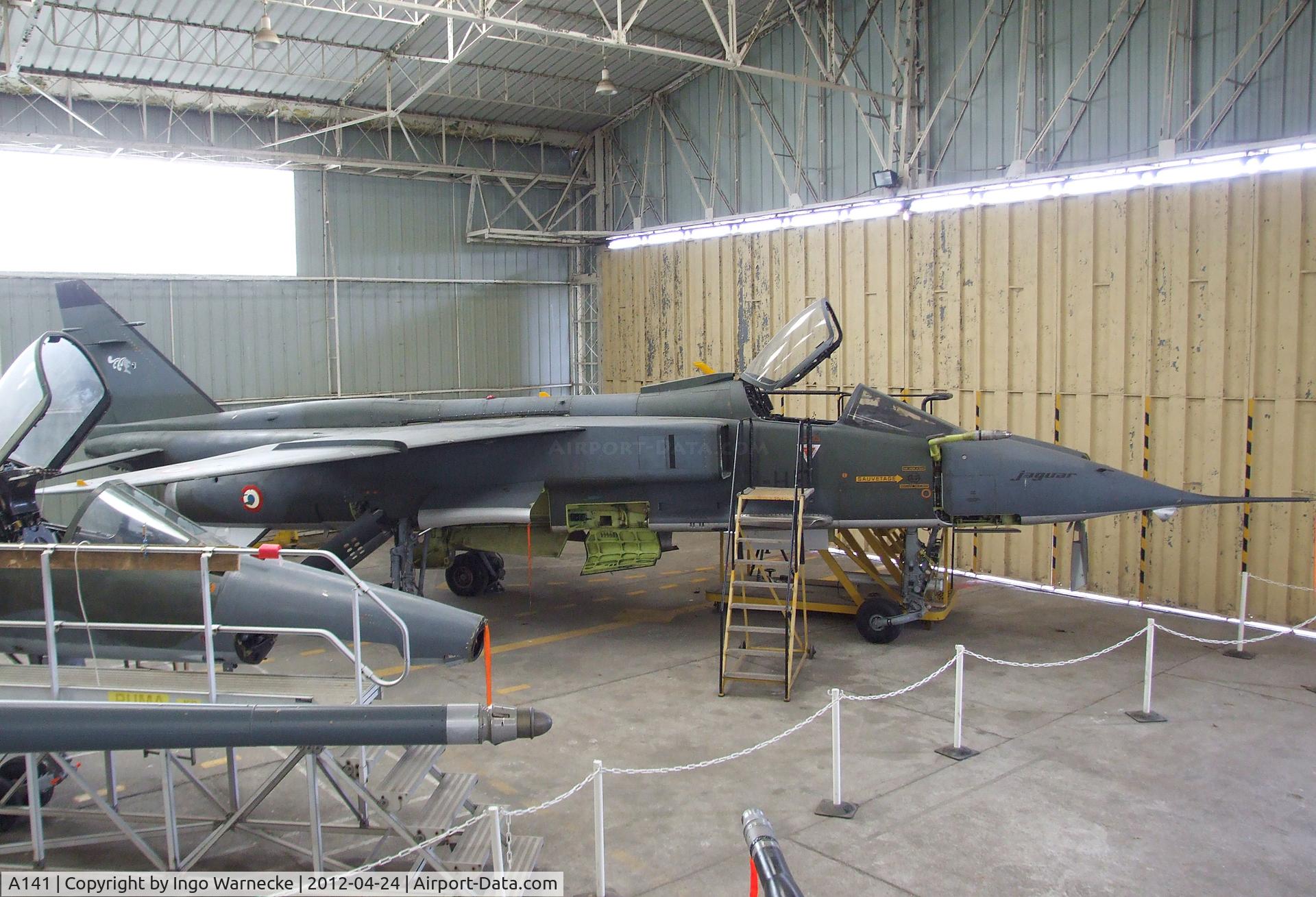 A141, Sepecat Jaguar A C/N A141, SEPECAT Jaguar A at the EALC Musee de l'Aviation Clement Ader, Lyon-Corbas