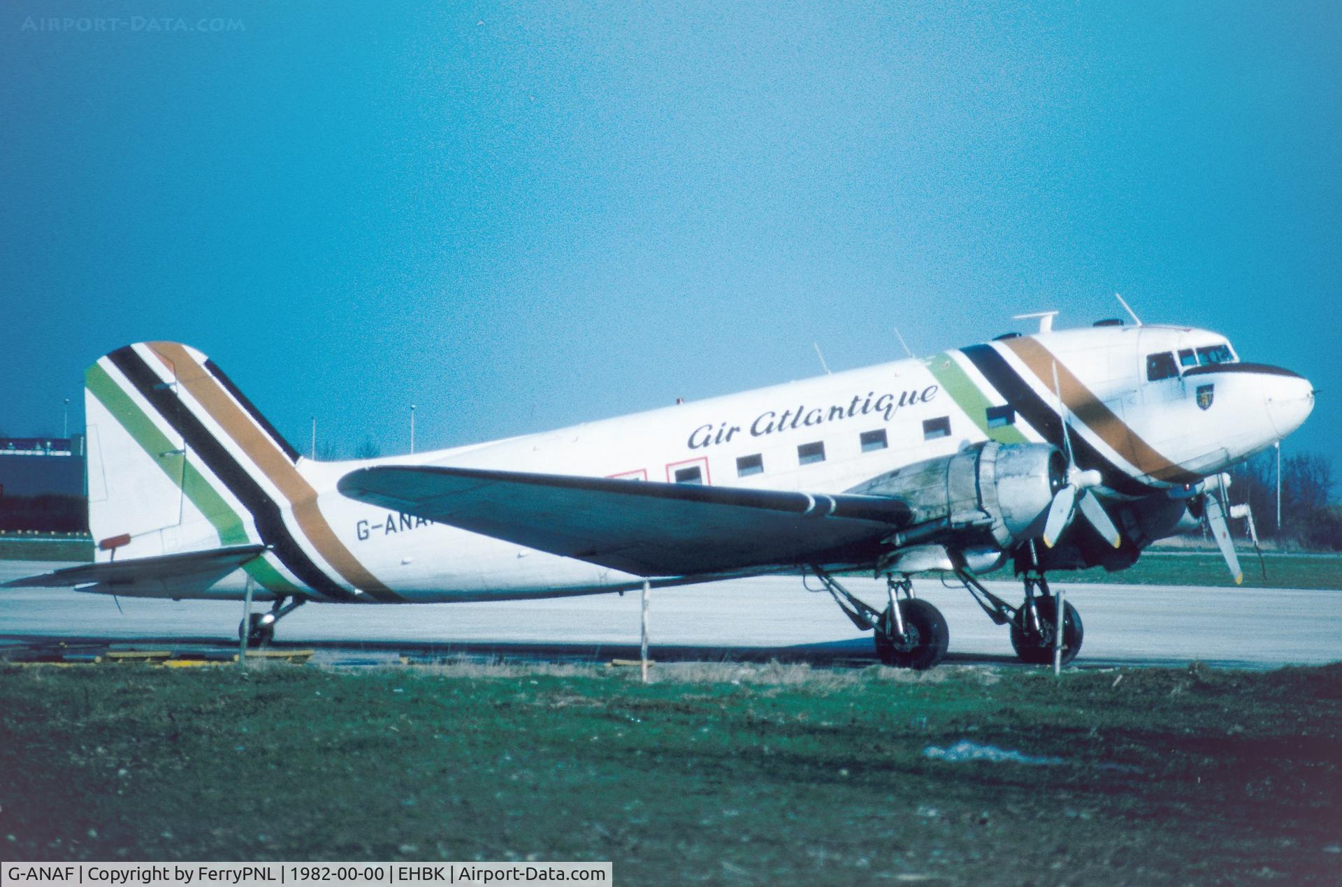 G-ANAF, 1944 Douglas DC-3C-R-1830-90C (C-47B) C/N 33436, Air Atlantique DC3 parked
