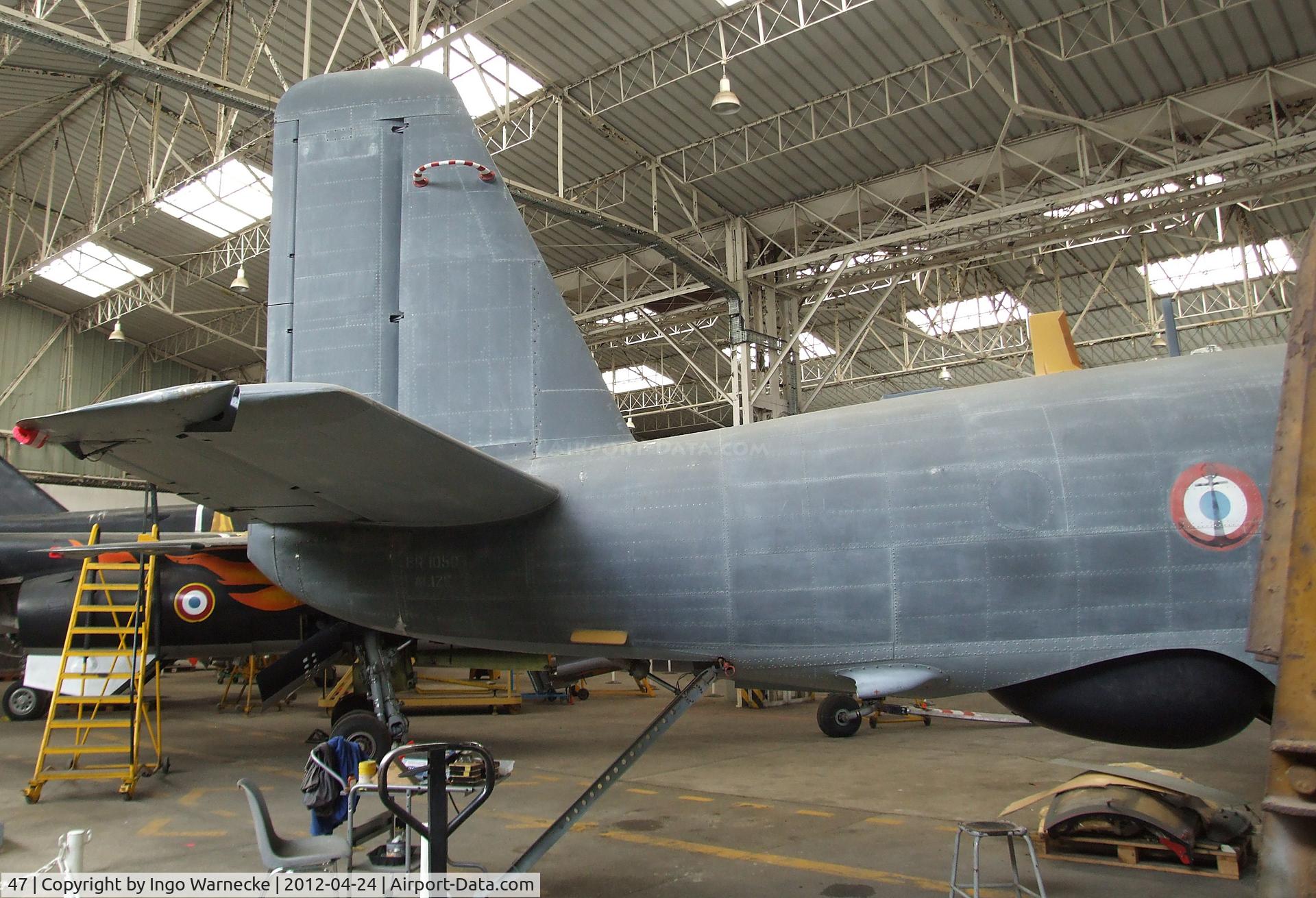 47, Breguet Br.1050 Alizé C/N 47, Breguet Br.1050 Alize at the EALC Musee de l'Aviation Clement Ader, Lyon-Corbas
