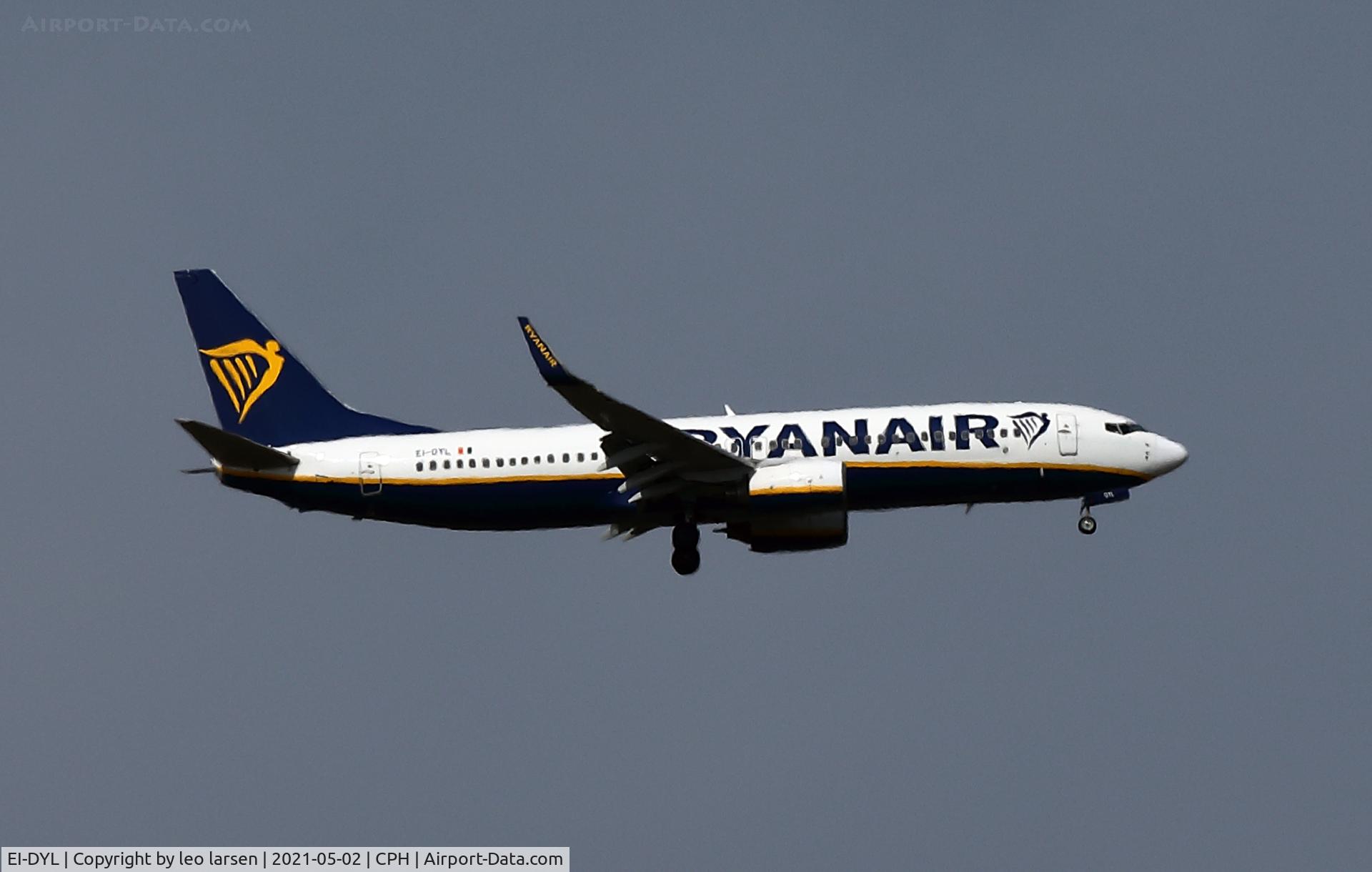 EI-DYL, 2008 Boeing 737-8AS C/N 36574, Copenhagen 2.5.2021