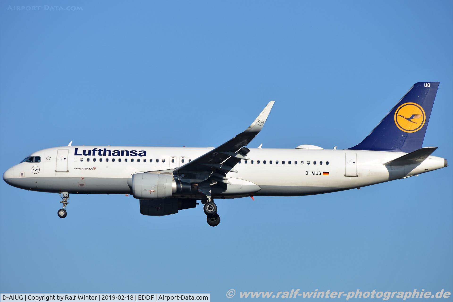 D-AIUG, 2014 Airbus A320-214 C/N 6202, Airbus A320-214(W) - LH DLH Lufthansa - 6202 - D-AIUG - 18.02.2019 - FRA