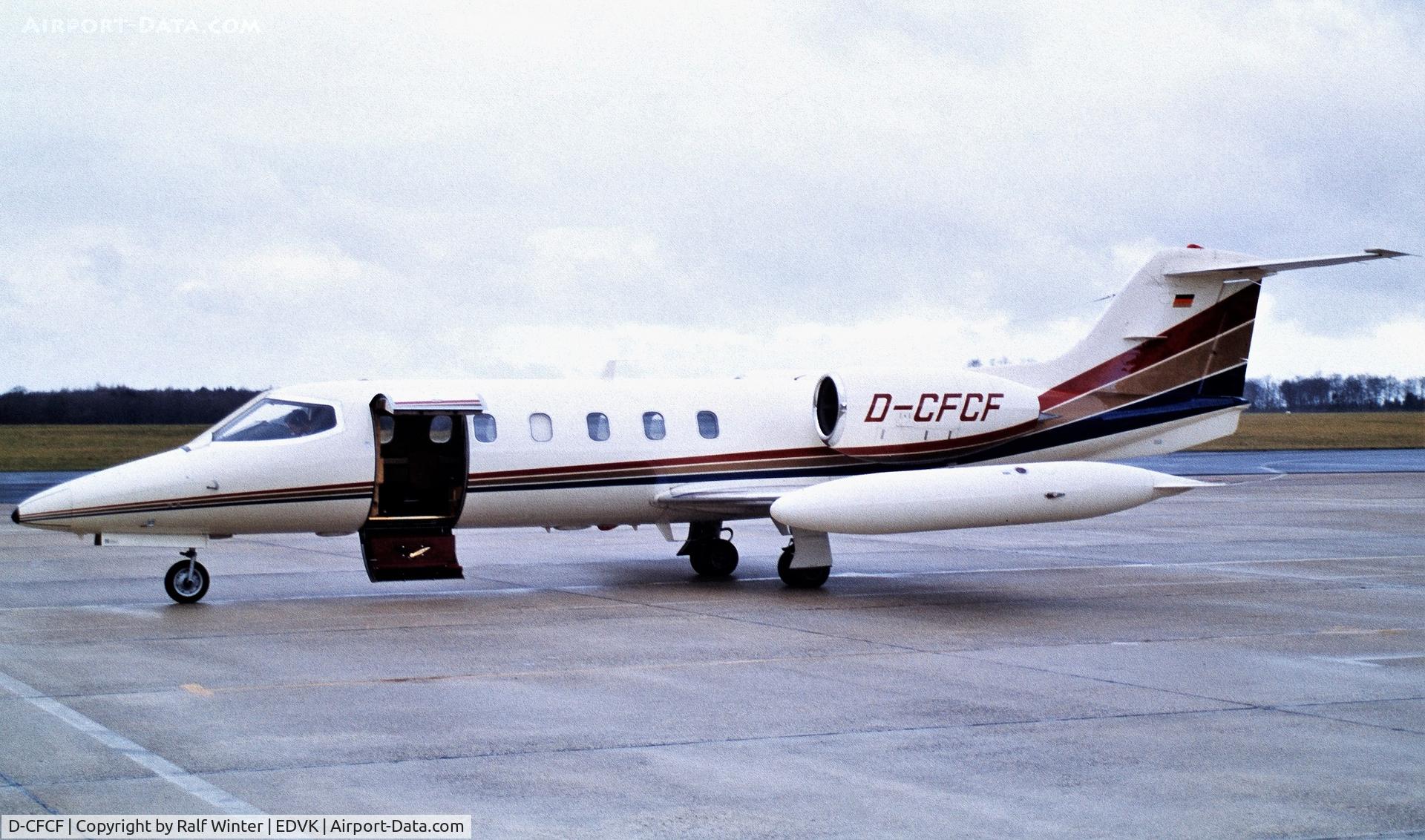 D-CFCF, 1981 Gates Learjet 35A C/N 413, Learjet 35A - SNA Senator Aviation - 35-413 - D-CFCF -1996 - EDVK